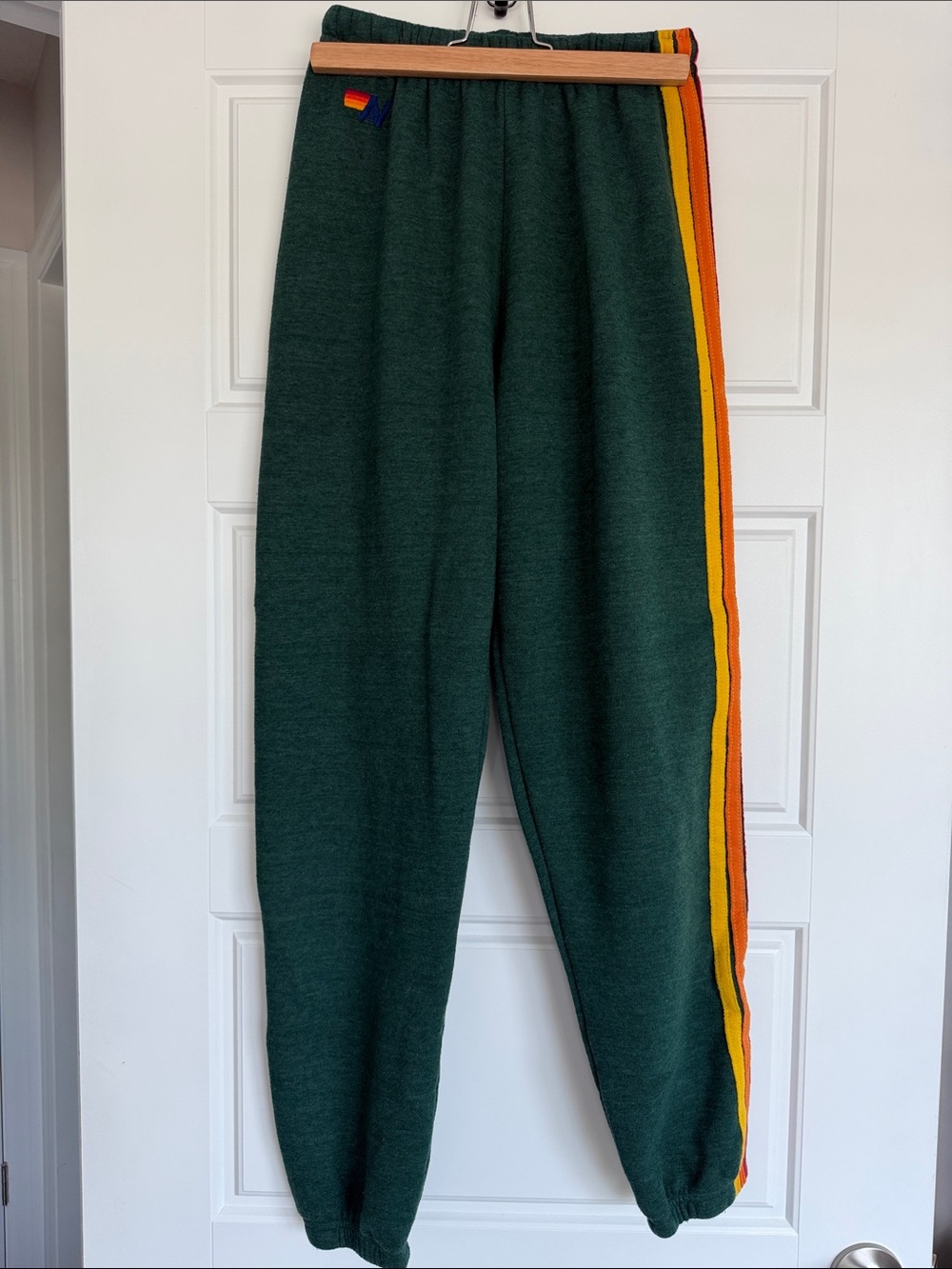 Aviator Nation Dark Green Joggers